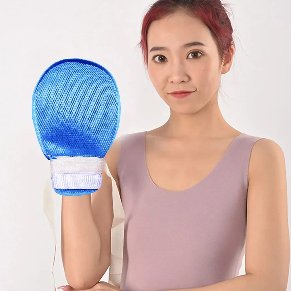 

1/2 шт. удерживающие перчатки, съемные перчатки против царапин для пожилых людей и пациентов, парализованные пациенты, пожилые люди, против царапин, травма