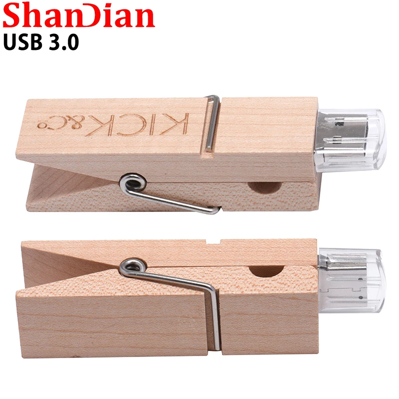 

SHANDIAN Maple Wood USB 3.0 Flash Drive 128GB Pendrive 64GB Free Custom Logo Pen Drive 32GB 16GB 8GB Memory Stick Wedding Gift