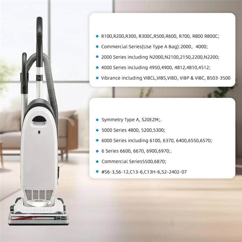 الترويج! 12 عبوة من أكياس المكنسة الكهربائية من النوع A لـ Riccar Vacuum Simplicity S20EZM، من أجل أكياس مكنسة البساطة من النوع لسلسلة 2000/4000