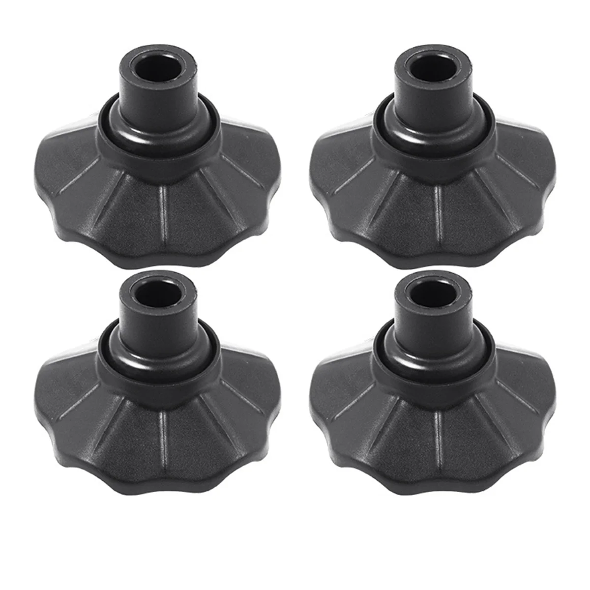 

OURC-4Pcs Camping Stool Leg Cap Non-Slip Outdoor Chair Foot Cover 15mm