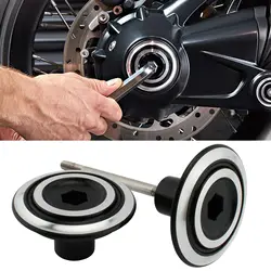 Black Rear Wheel Fork Hole Cover Fit for BMW HP2-Megamoto R 1200 GS R nineT