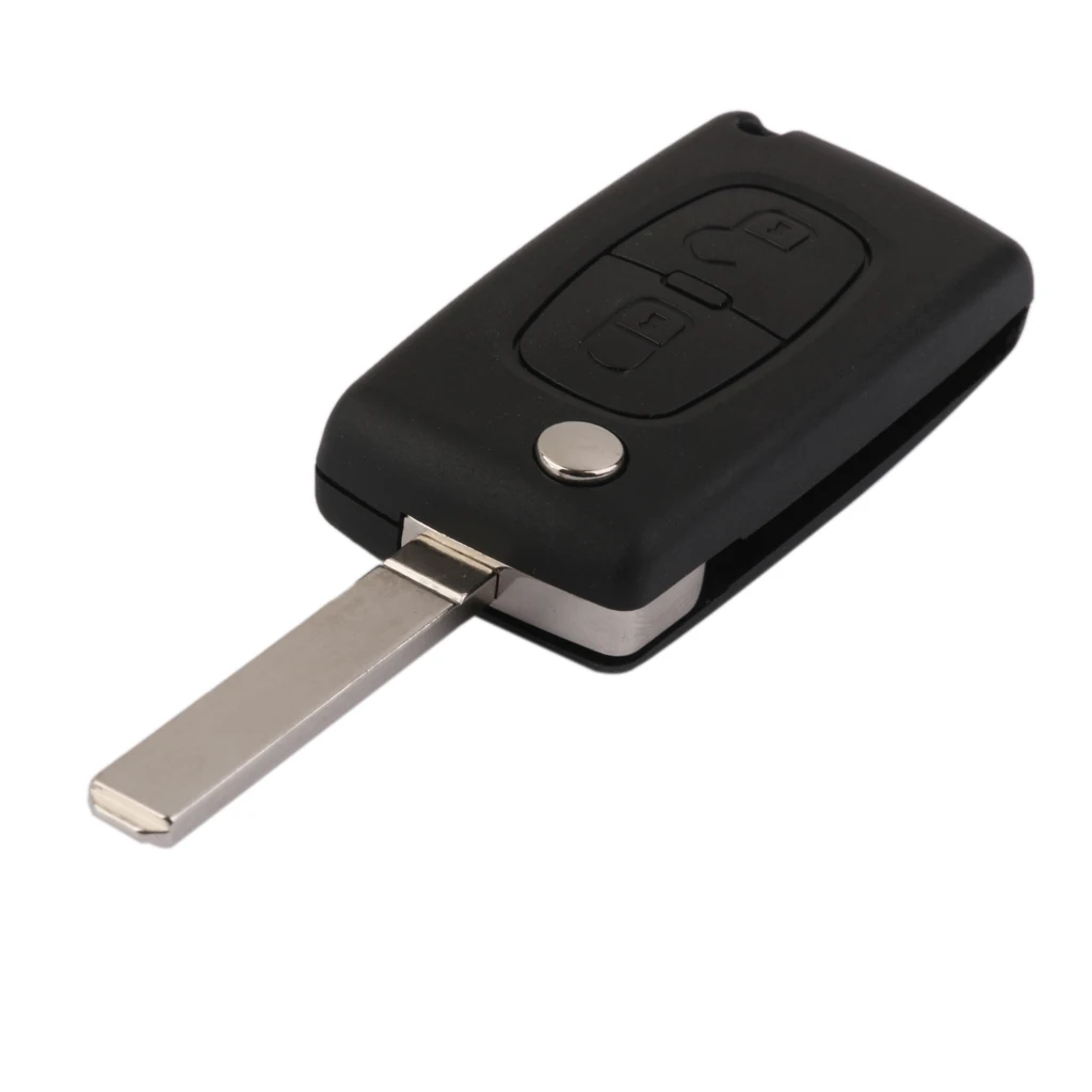 2-Button Remote Key Shell Case With for Citroen C2/C3//C5/C6