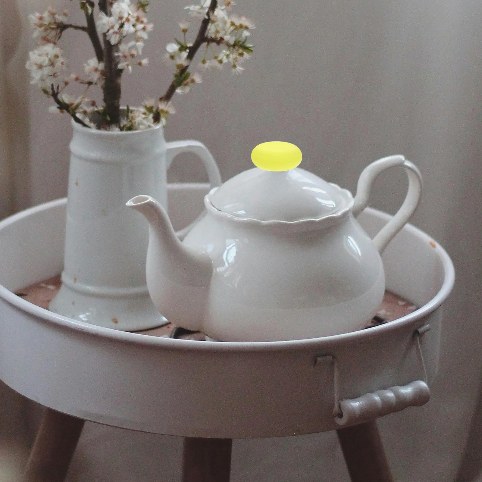 

4Pcs Heat Resistant Silicone Protector Tea Pot Lid Knob Covers Anti-Scald Handle Cover Home Tea Accessories Home Supply