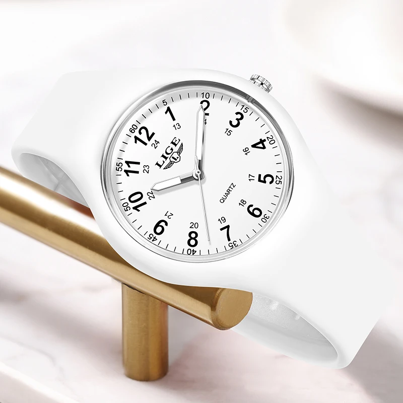 LIGE 2026 Orologi da uomo semplici per le donne Orologi da polso al quarzo casual moda Orologio da polso in silicone luminoso impermeabile Regali da donna Reloj