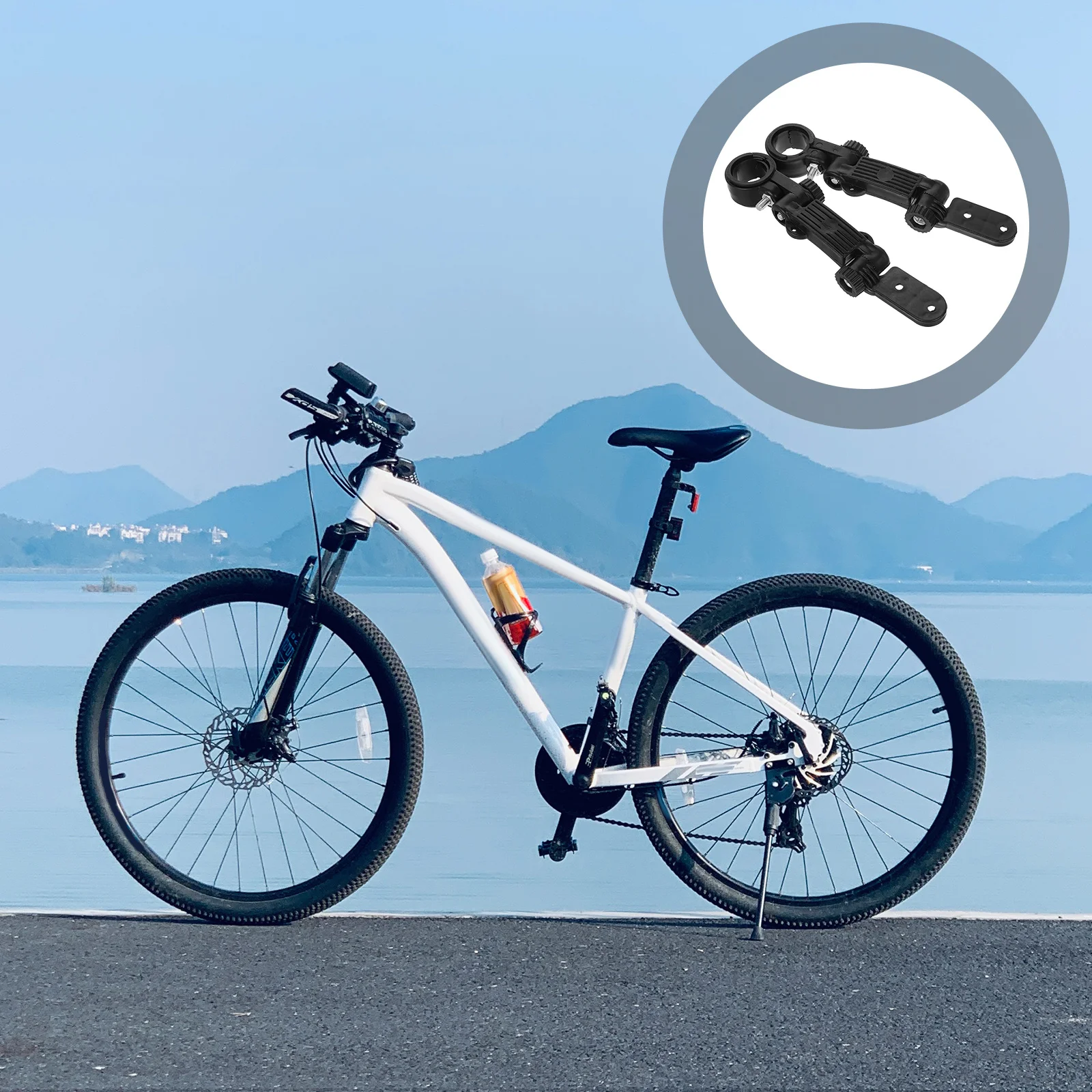 

2Pcs Bike Retainer Clips Rear Bumper Fastener Clips Sturdy Durable Splash Guard Bicycle Body Parts Repair Bicycle Body Parts