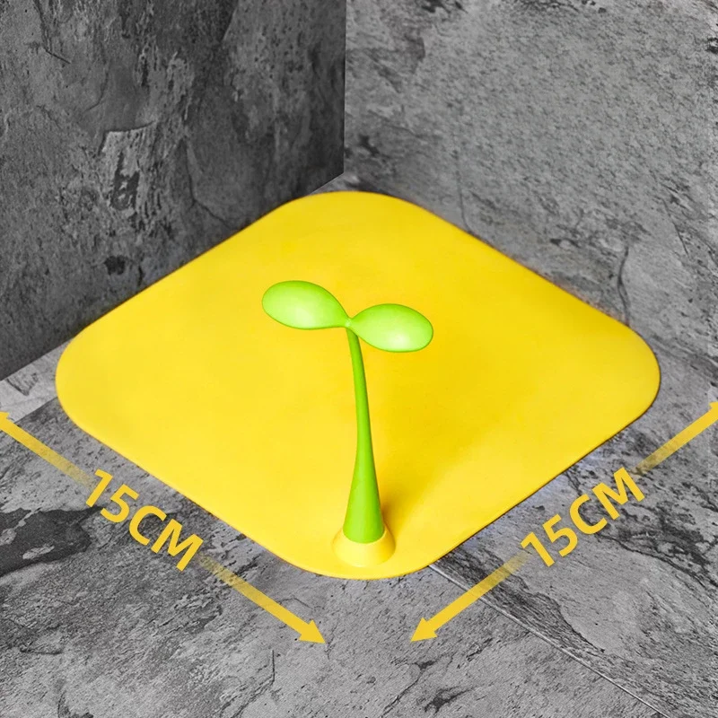 

Household small bean sprout floor drain silicone sewage odor proof cover bathroom insect proof cover