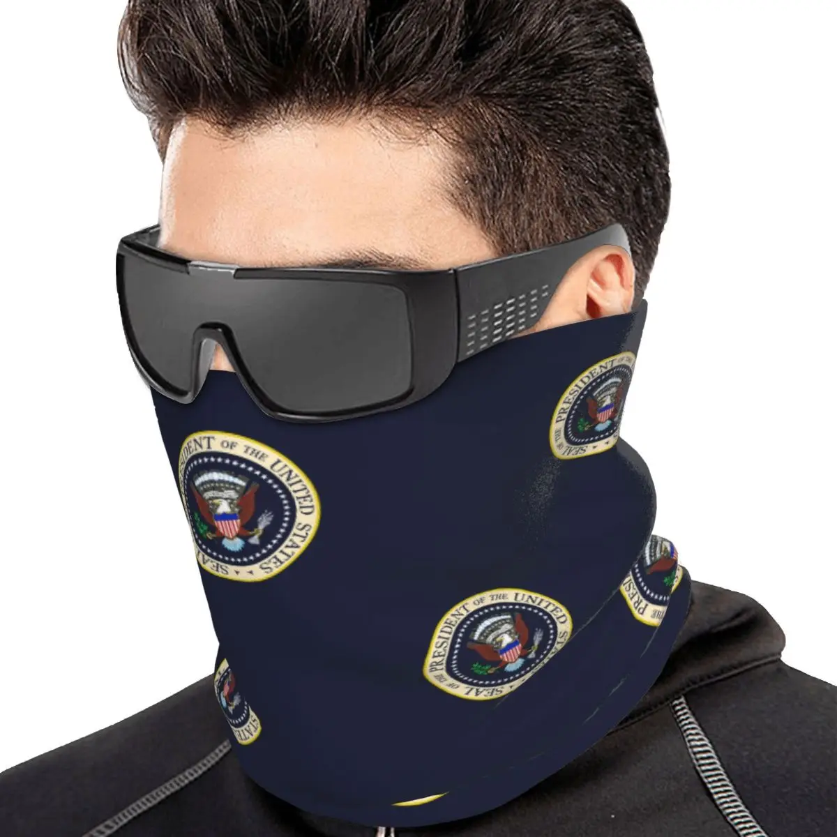 Seal Of The President Of The United States Bandana Neck Cover Wrap Mask Scarf Multi-use Balaclava For Men Women Adult Breathable