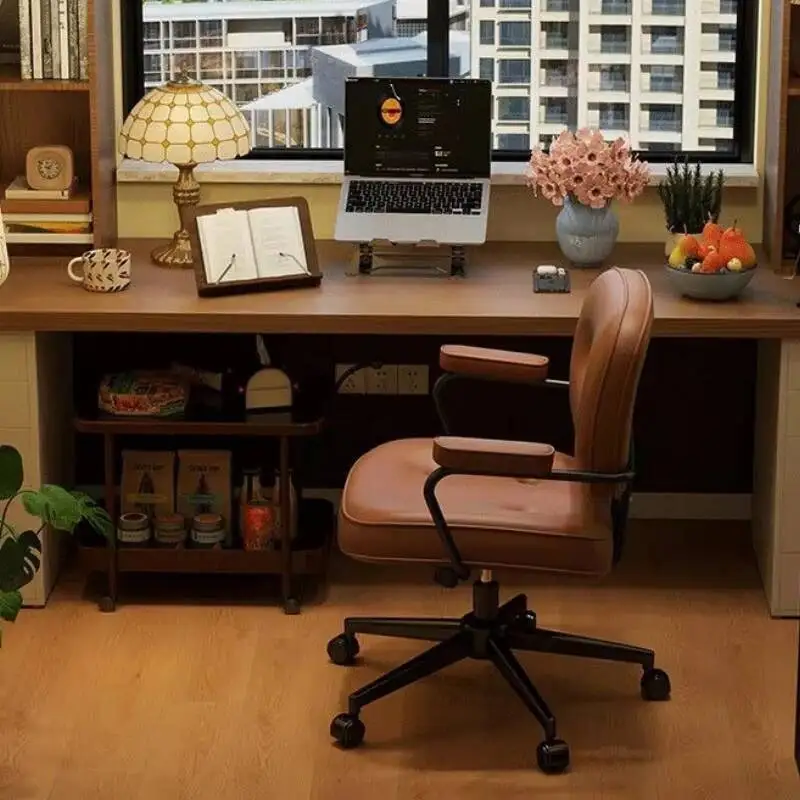 

Be And Light Raised Computer Can Chair Luxury Chair Bedroom Comfortable Lowered Study Rotating Office Chairs Backrest Chairs New