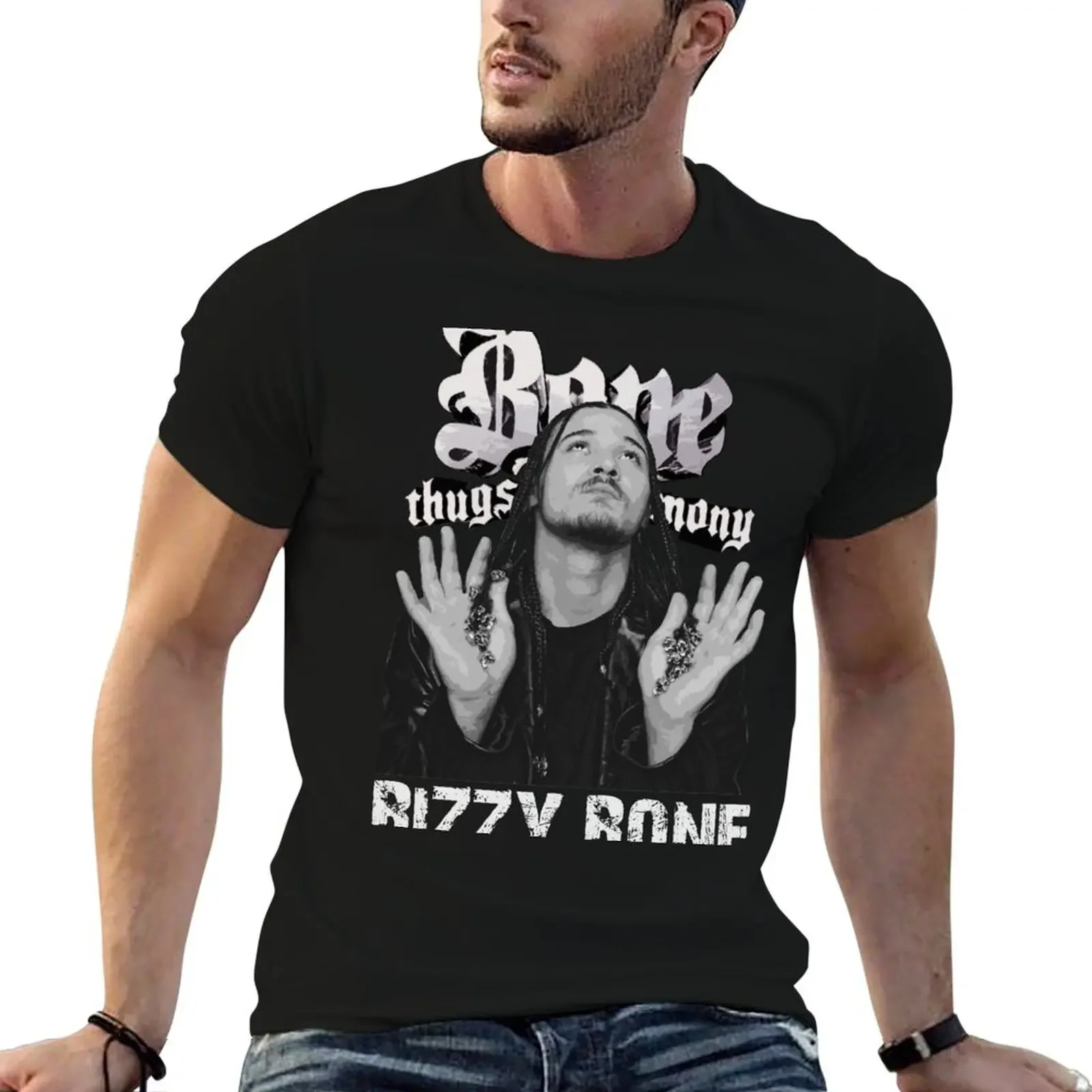 

Bizzy Bone T-Shirt Blouse boys animal print anime shirts men