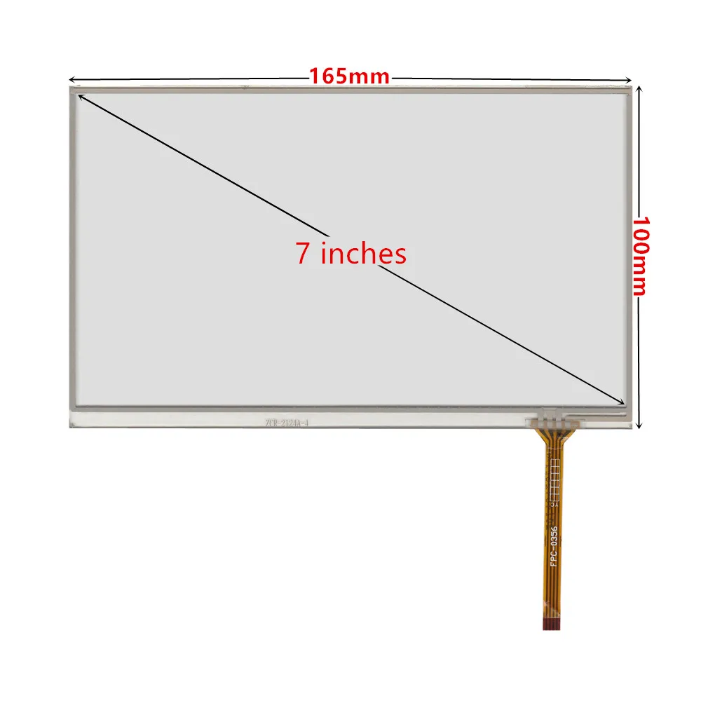 

7.0 Inch Touchpad 165x100 For DJ070NA-03A Display LAN5200WR1 Media Nav Navigation Touch Screen Digitizer Glass Sensor