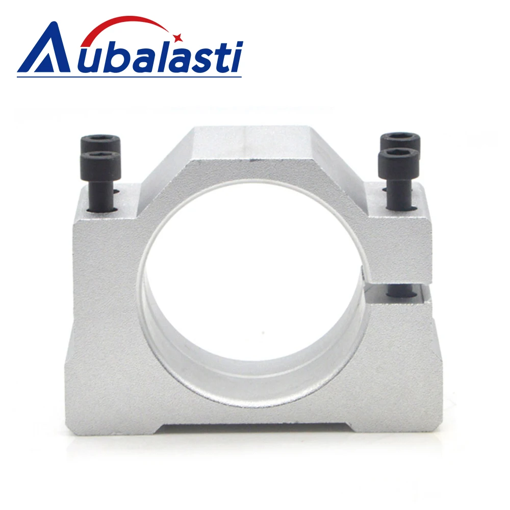 Aubalasti CNC Router Machine Spindle Clamp Diameter 48mm 52mm Spindle Motor Clamp for 300w 400w 500w 600w Motor Mounts Bracket
