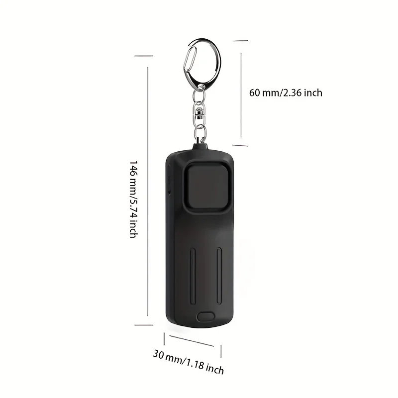 Self Defense Alarm 130dB Anti-wolf Women Security Protect Alert Personal Safety Keychain Scream Loud Emergency Alarm