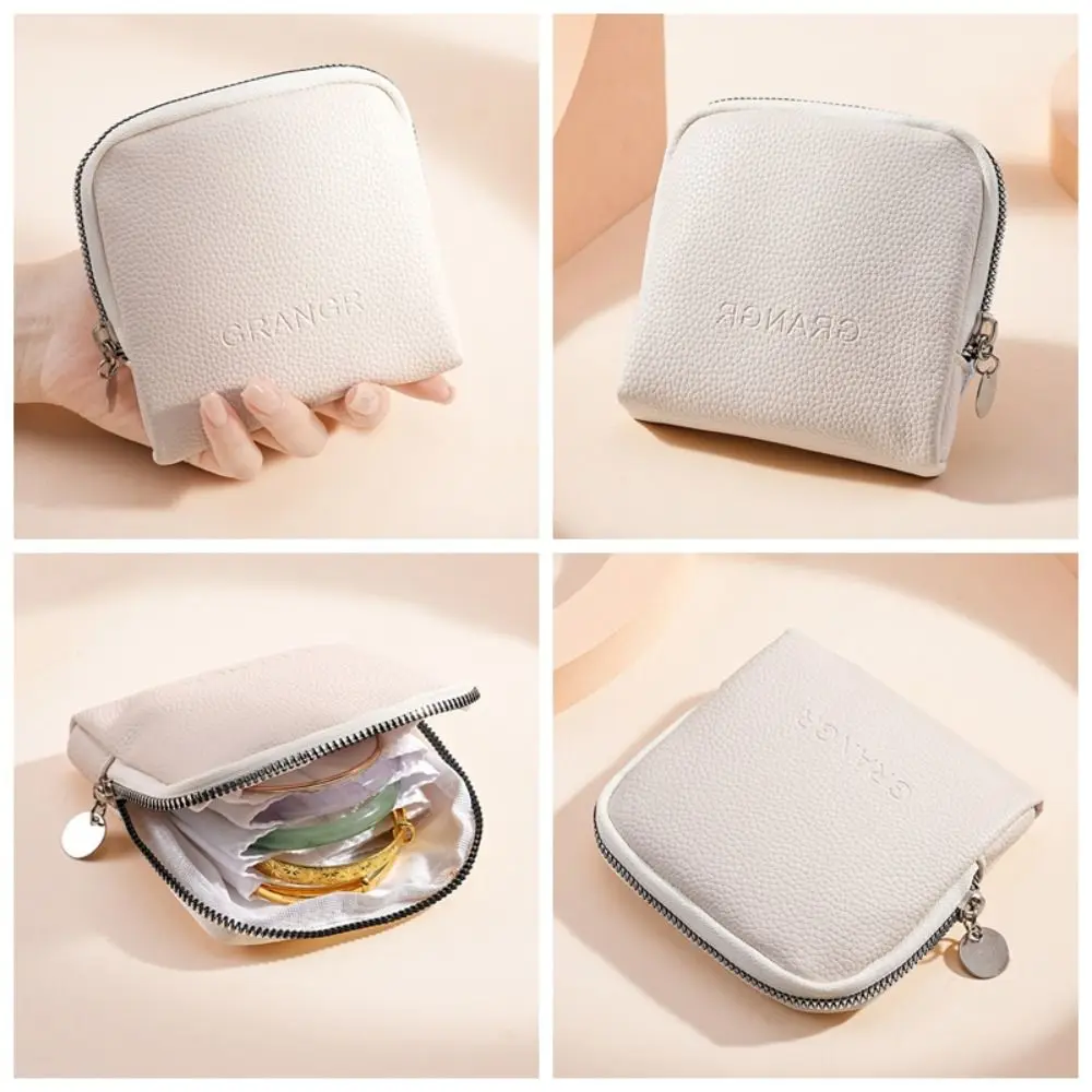 Earrings Bracelet Jewelry Packing Bag PU Leather Rings Necklace Mini Cosmetic Bag Large Capacity Organizer Jewelry Storage Case
