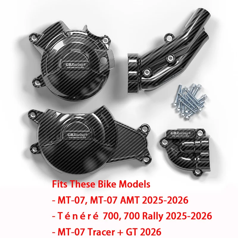 NEW YZF-R7 2026 motorcycles accessories For MT-07 (AMT) 2025-2026 Motorcycle Engine Protection Secondary & Clutch Covers