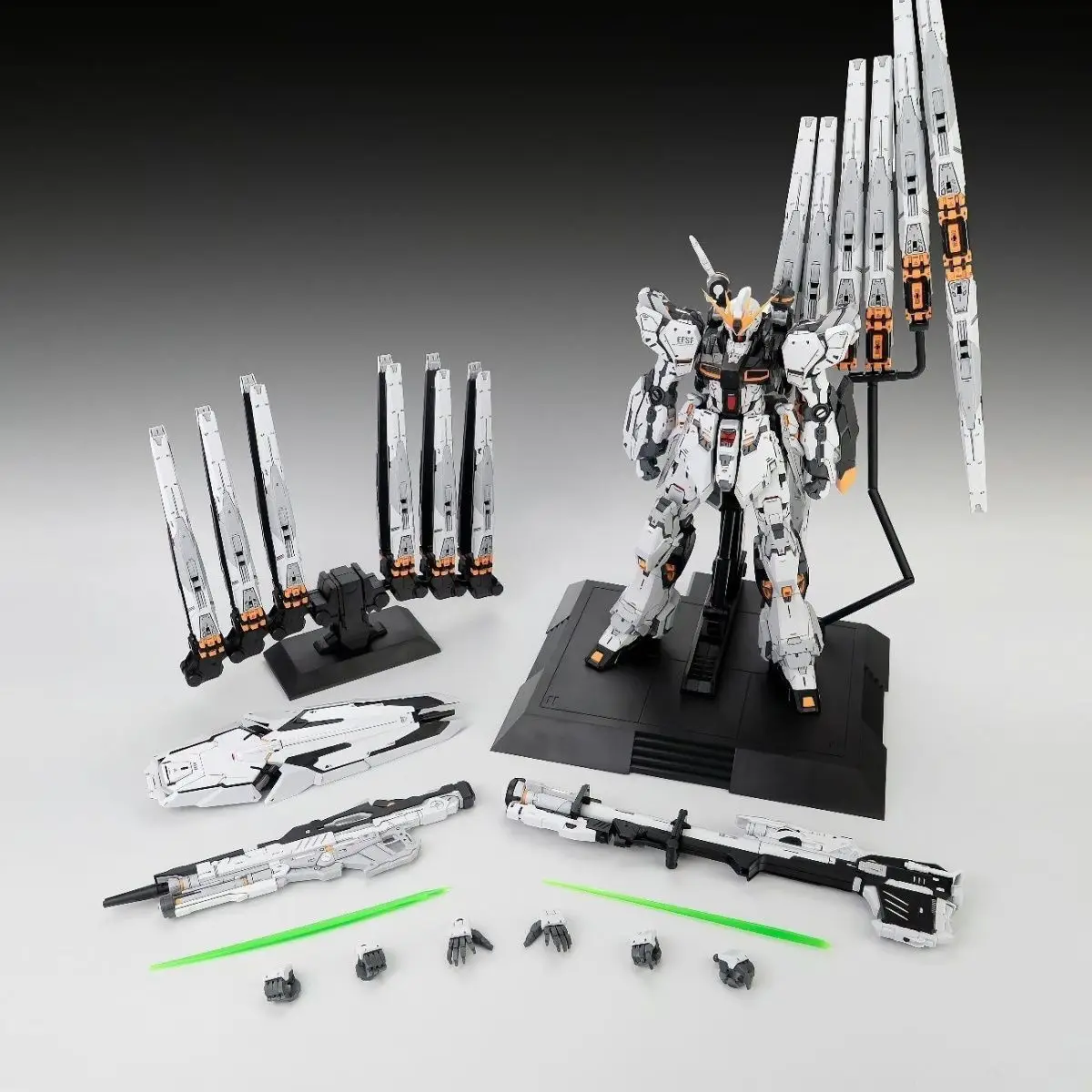 【IN VOORRAAD】NCZZW Model RX-93 Nu Fighter Action Figure CMM GK Stijl 1/100 Schaal Assemblagemodel Kit 24cm UC Anime Figuren Cadeau