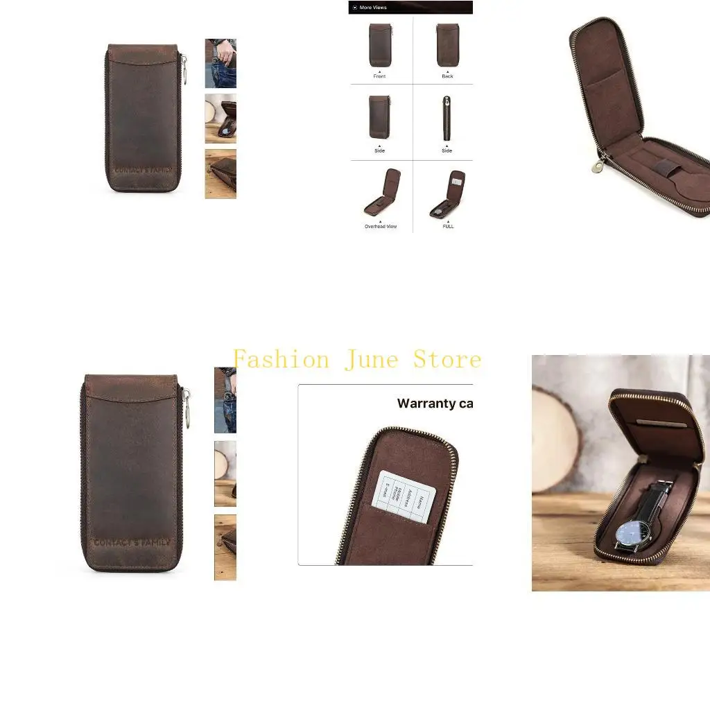 

N5KA Unique Watch Storage Box Travel & Display for Single Watches Portable