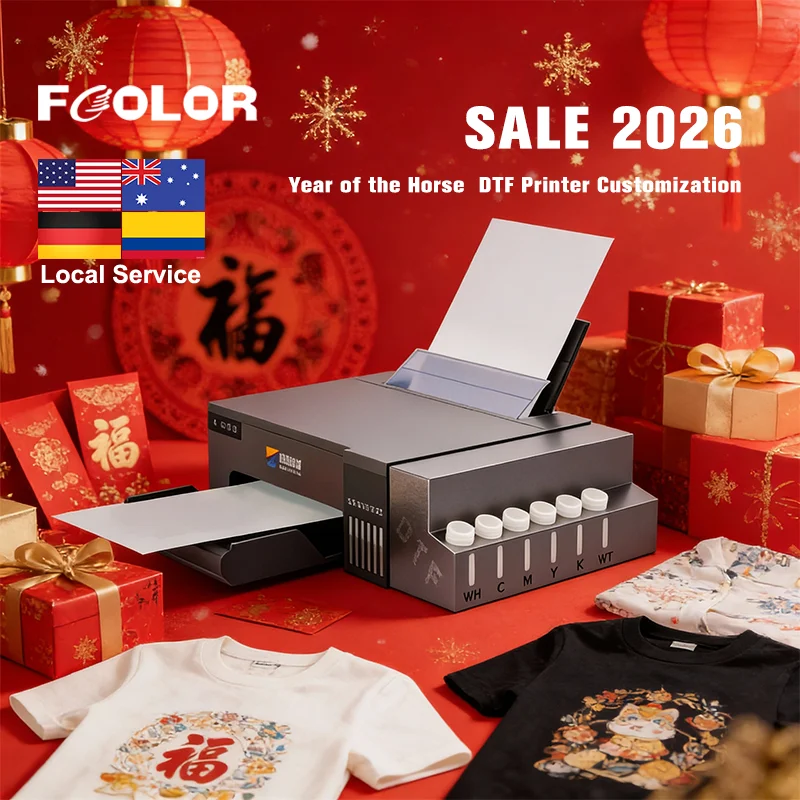 New L8050 DTF Printerl A4 Inkjet T-shirt Heat Transfer Printing Machine A4 DTF Printer for Pet Clothing Printing