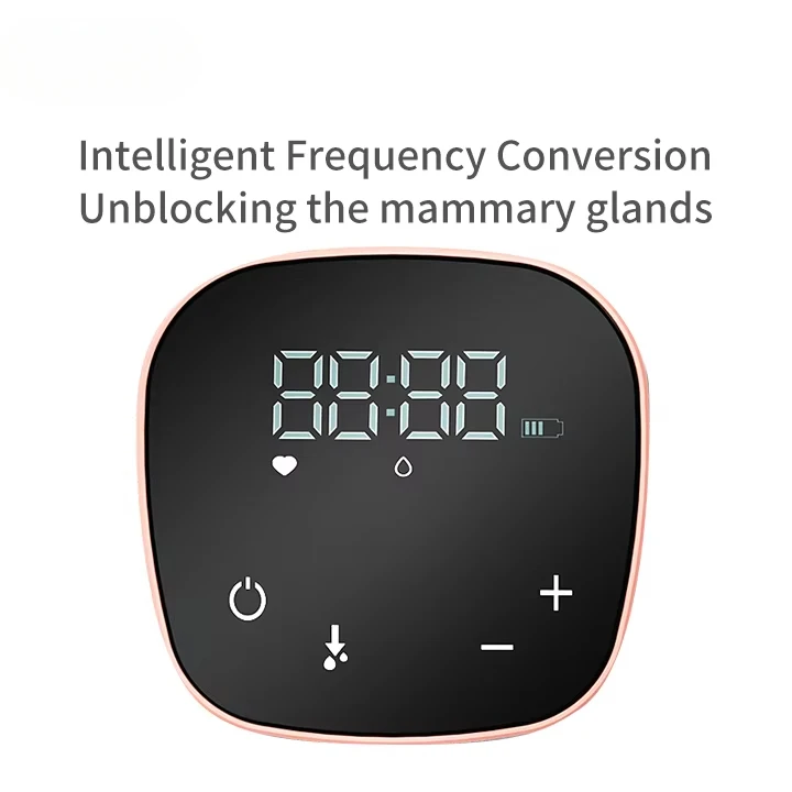 مضخة حليب الثدي الكهربائية الذكية لتدليك السيليكون الخالية من مادة BPA/مستخرج دي ليش لتغذية الطفل