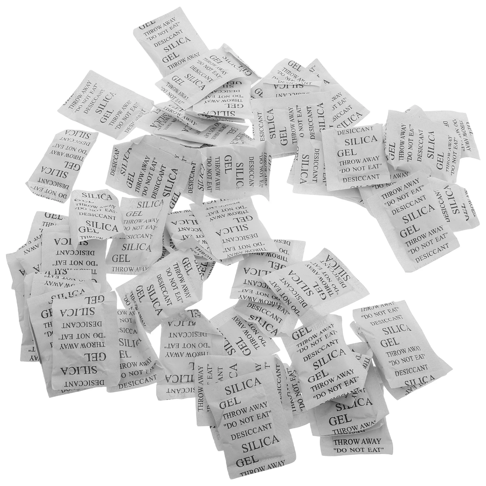 

50 Pcs Desiccant Jewelry Storage Shoes and Hats Dehumidifier Packets Food Grade Silica Gel Dried Fruit Humidity