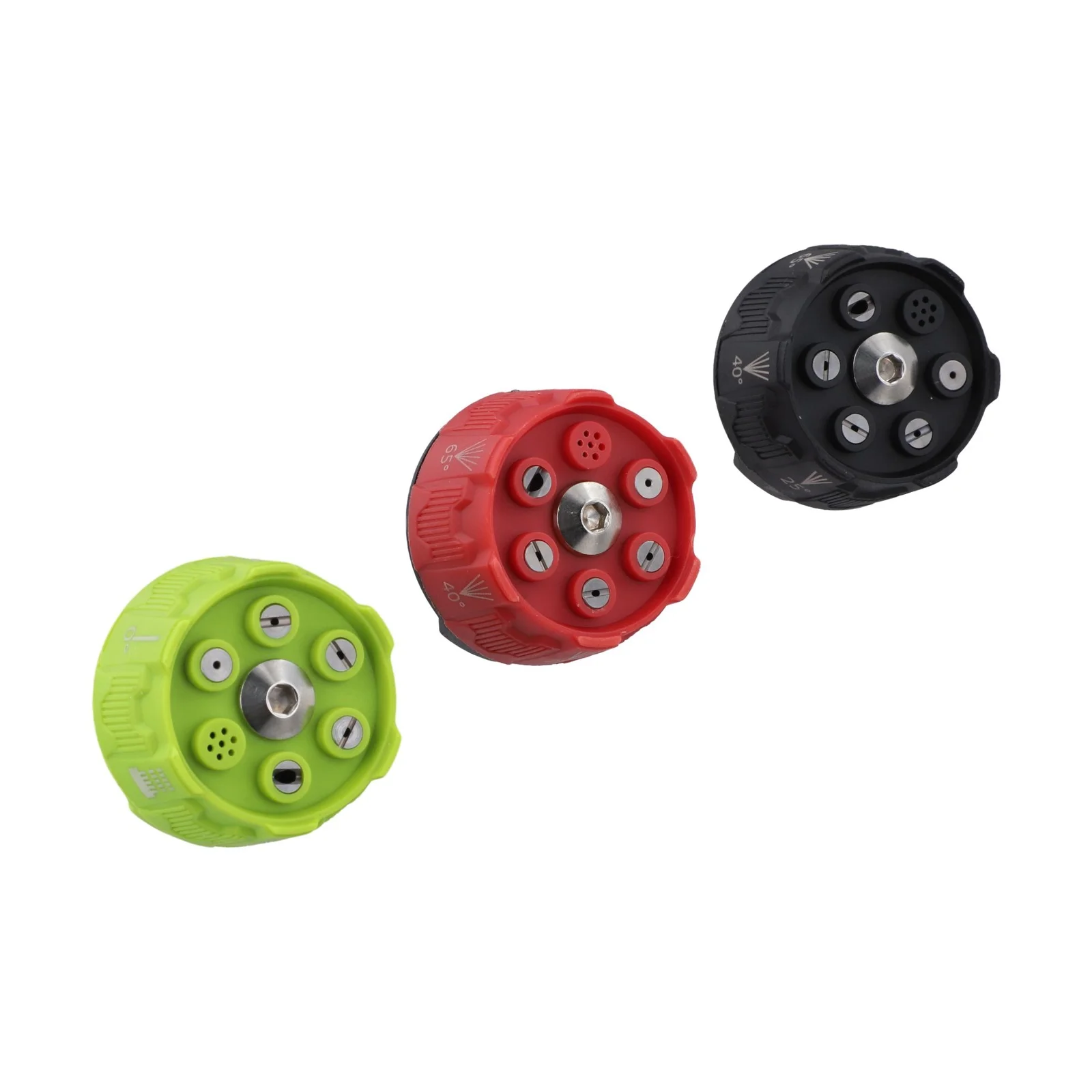 Quick Changeover 6 In 1 Nozzles Adjustable Spray Patterns High Pressure Capability Multi-functional Nozzle Cleaning Equipment
