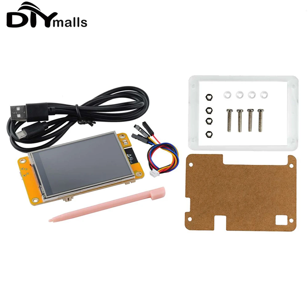 DIYmalls 2,8 Zoll ESP32 LCD TFT Touch Screen Display Modul 2,8" ESP-32 WIFI BLE Dual Core Development Board, Displaygehäuse 4
