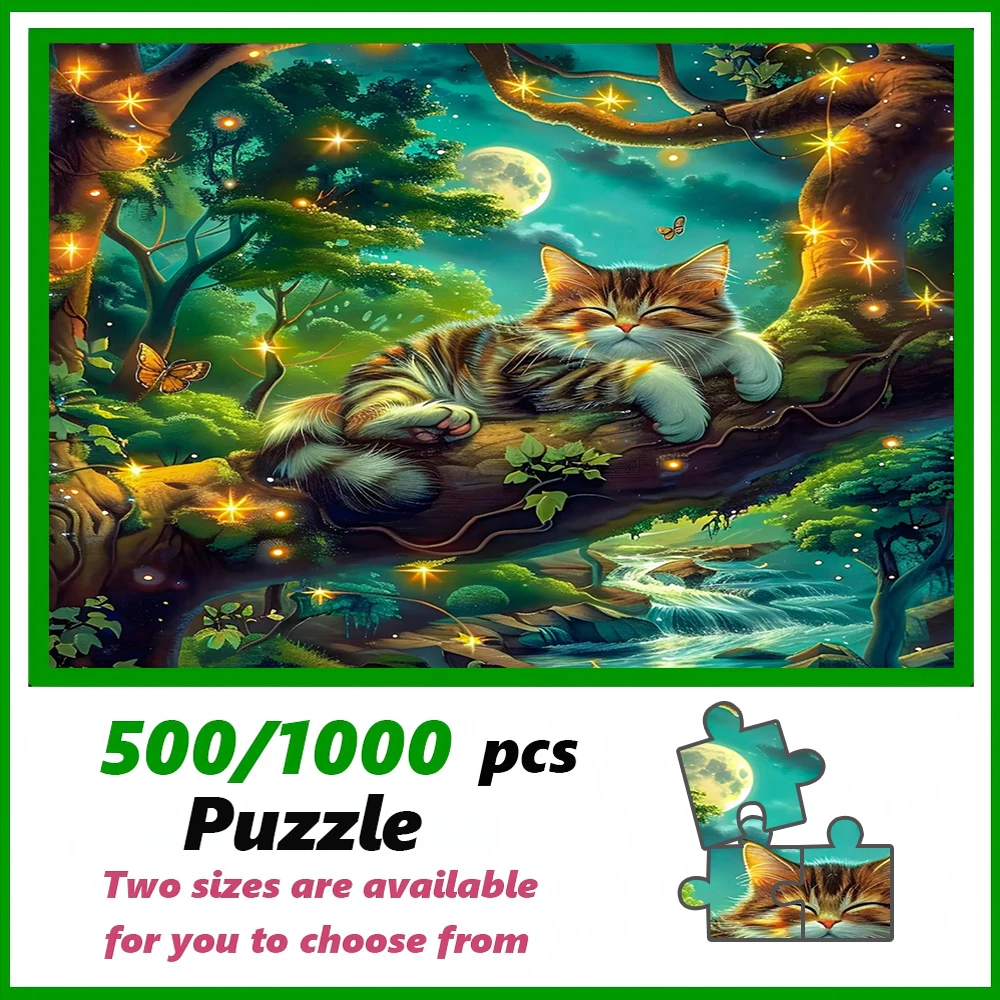 Un puzzle de haute qualité de 500/1000 pièces, parfait pour les adultes, est un jeu familial amusant qui aide à soulager le stress et est idéal pour