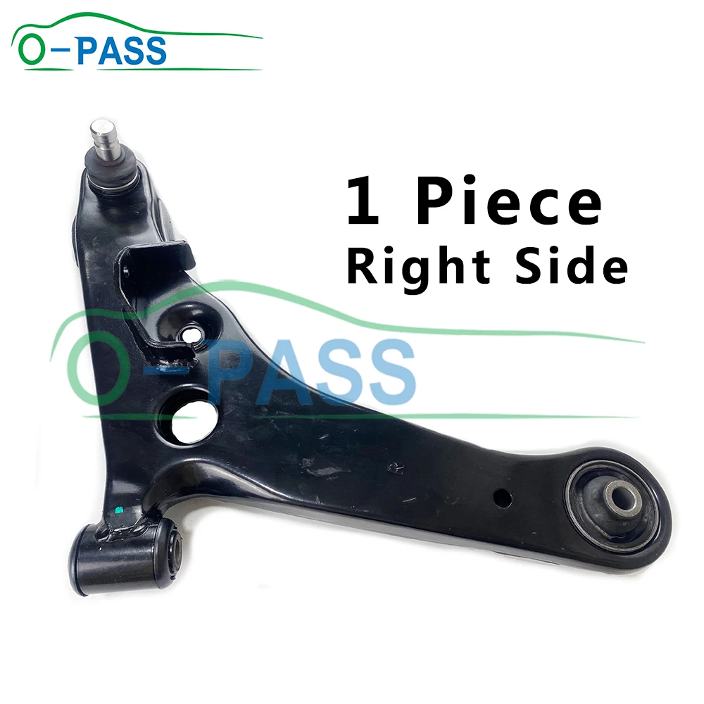 OPASS Front lower control arm for MITSUBISHI OUTLANDER 1st Airtrek I CU ZE ZF CU2W  MN101741 MN101742 1 Piece