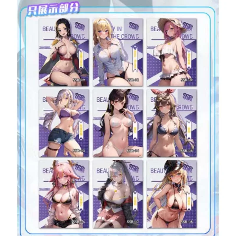 Fate Stay Nigth Collection Cards Box Booster Bikini 1 custodia Rare Anime Playing Game Cards