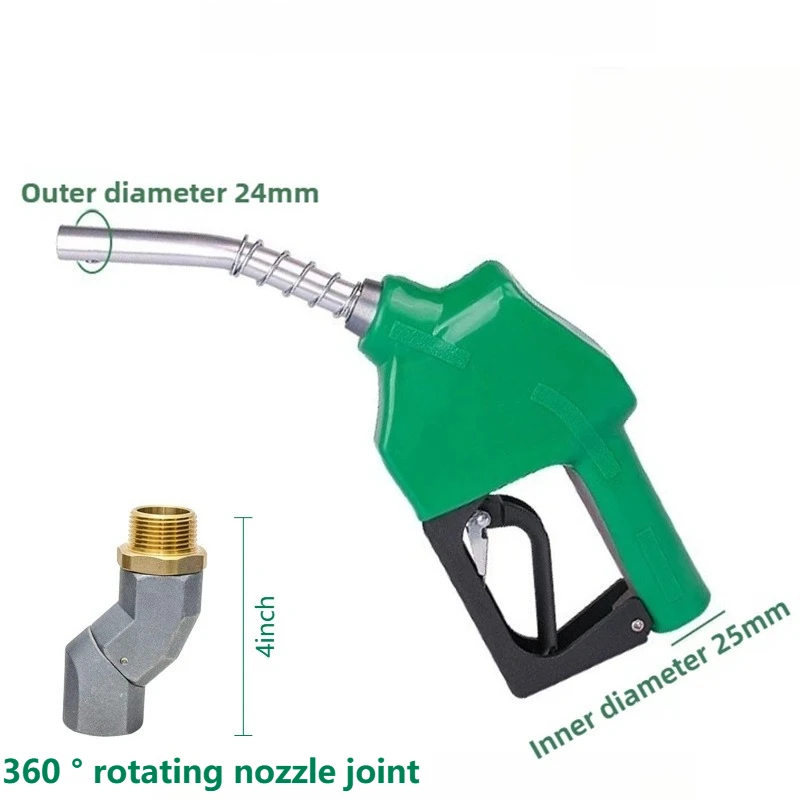 Refueling Gun Gasoline diesel Pistol Refueling Machine Auto Shut Off Fuel with Rotary Joint Refueling Nozzle for Gas Station