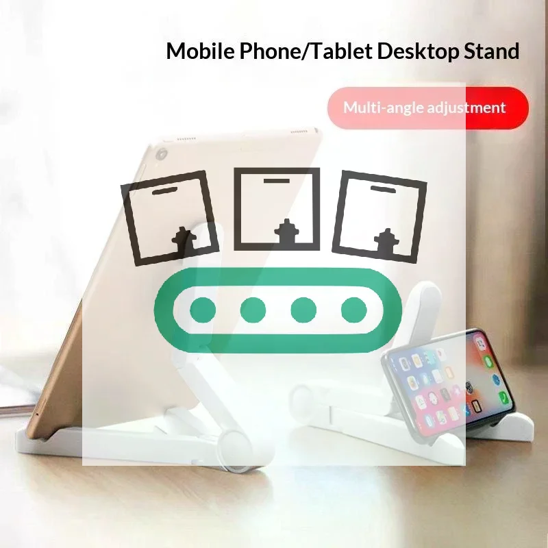 Universal Folding Tablet Holder For 4-10 Inch Triangle Bracket For Live Streaming Binge Watching Simple Lazy Foldable Stand