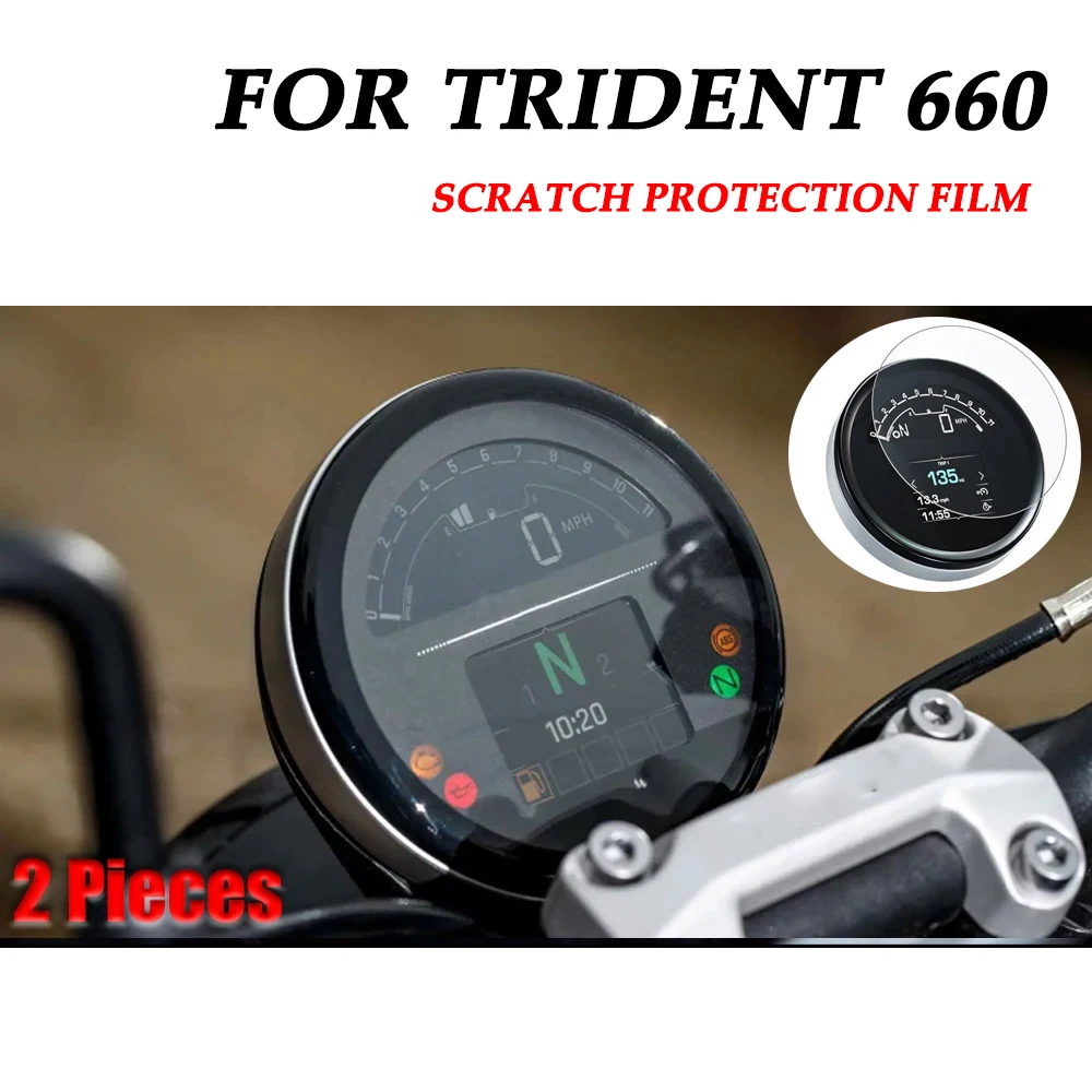 FÜR Triumph Trident 660 TRIDENT 660 2021 2022 2023 2024 Motorrad Cluster Kratzschutz Film Dashboard Screen Protector