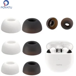 POYATU TWS Silicone Eartips For Realme Air2 Air 2 Replacement In Ear Eartip  Ear Tips Buds Sleeves Earbuds