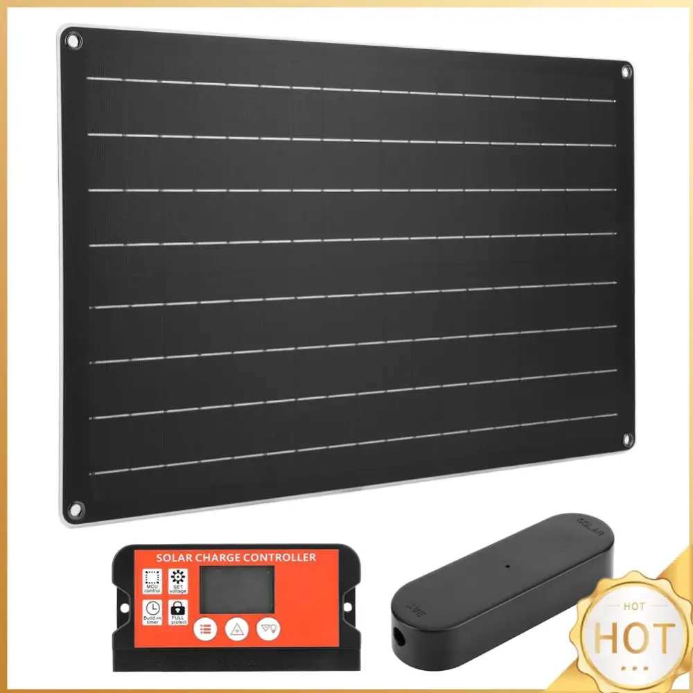 

30 Вт 12 В Зарядное устройство для солнечной панели Портативное зарядное устройство для солнечной батареи Автомобильное зарядное устройство для автомобиля Грузовик Трактор Лодка и т. д.