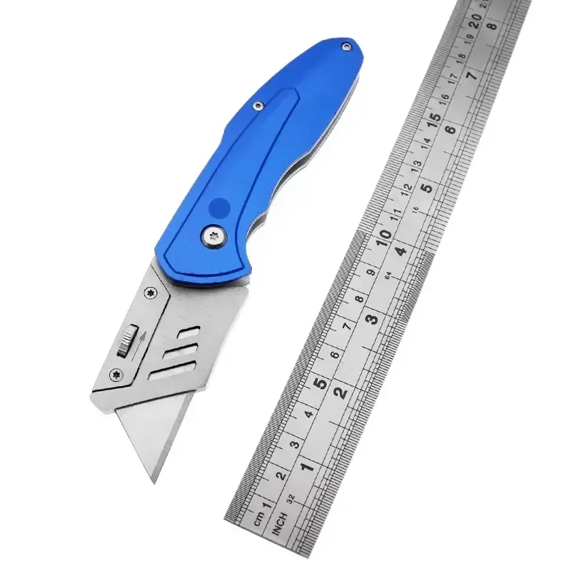 2026 Latest Folding Utility Knife Box Cutter with Quick-Change Blade Safety for Office Warehouse DIY Projects Industrial