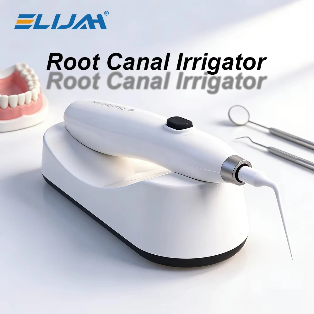 ELIJAH Dental Root Canal Irrigator Dental Endo Activator Vibration Cleaning Endo Activator Ultrasonic Dentistry Tool with 20 Tip