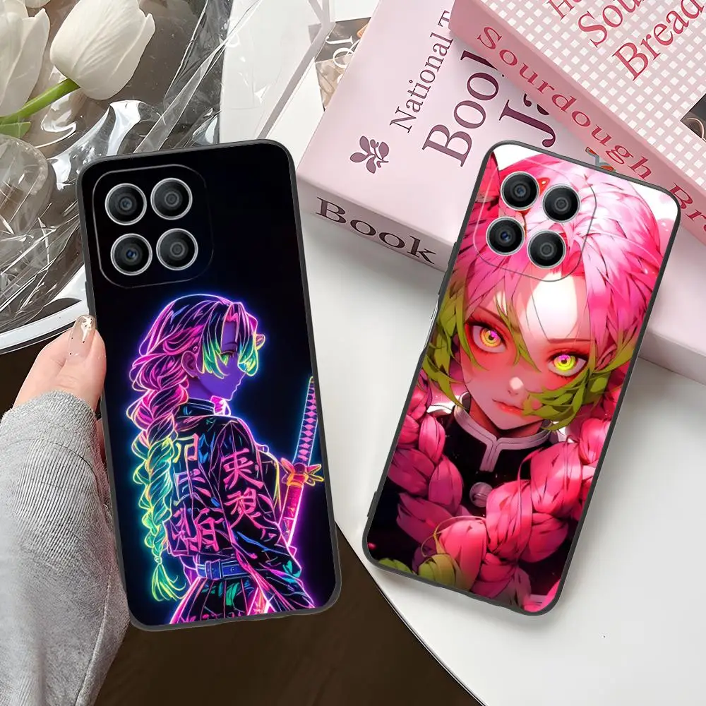 Demon Slayer Mitsuri Phone Case for Honor 90 80 70 60 50 30 20 10 9 8 7 Pro S SE Lite 5G Colour Protective Luxury Pretty Cover view 4