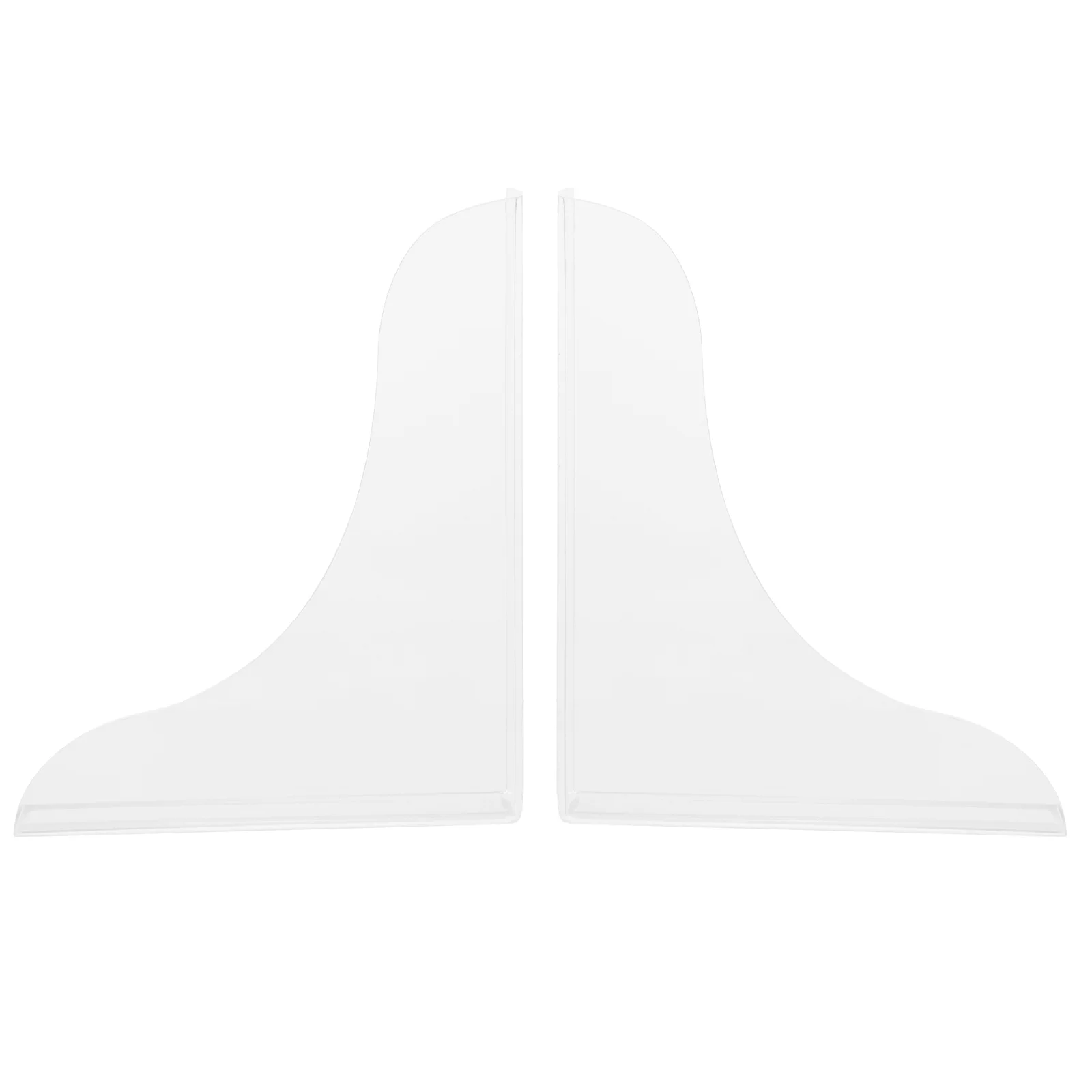 2 Pcs Bathtub Sink Guard Shower Splash Water Guards Acrylic Corner Barrier Stopper Kitchen Wash Basin