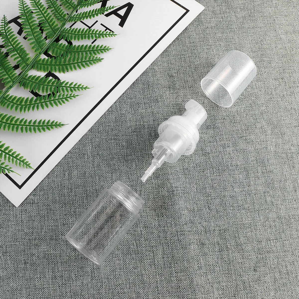 

5 pcs 30Ml Foam Bottle Empty Reusable Dispenser Pump Travel Container Leakproof Refillable Shampoo Lotion Storage