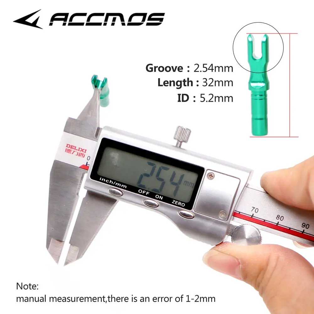 3pc stopu aluminium wstaw strzała Nock Pin Nock Fit ID3.2/4.2/5.2/6.2mm strzałka wał związek Recurve akcesoria myśliwskie