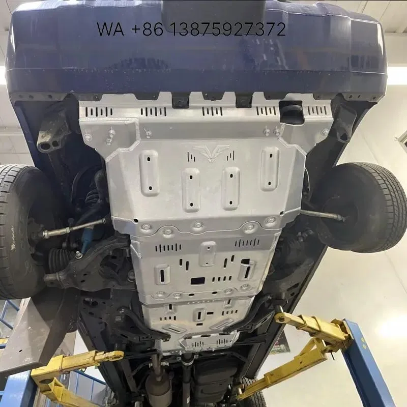 Wmwmnu for Tacoma 4x4 2015- 8mm Aluminum Magnesium Alloy Chassis Skid Plate Engine Bottom Guard Silver Lifetime