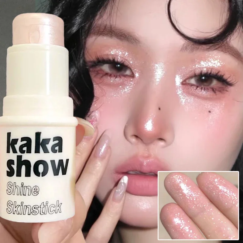 Water Light Highlighter Stick Brightening Face Contour Waterproof Shimmer Concealer Stick Glitter Modify Face Illuminator Makeup