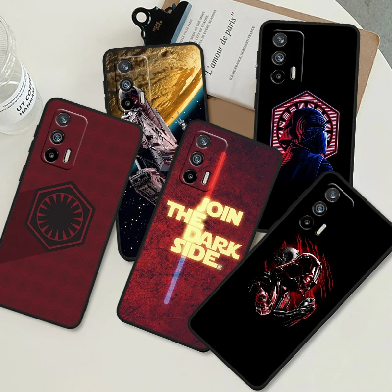 Popular S-tar W-ars Cool For OPPO Realme GT3 2 C55 C33 C35 C30S C31 X3 X2 Q5i Q3S C21Y Pro Black Silicone Phone Case