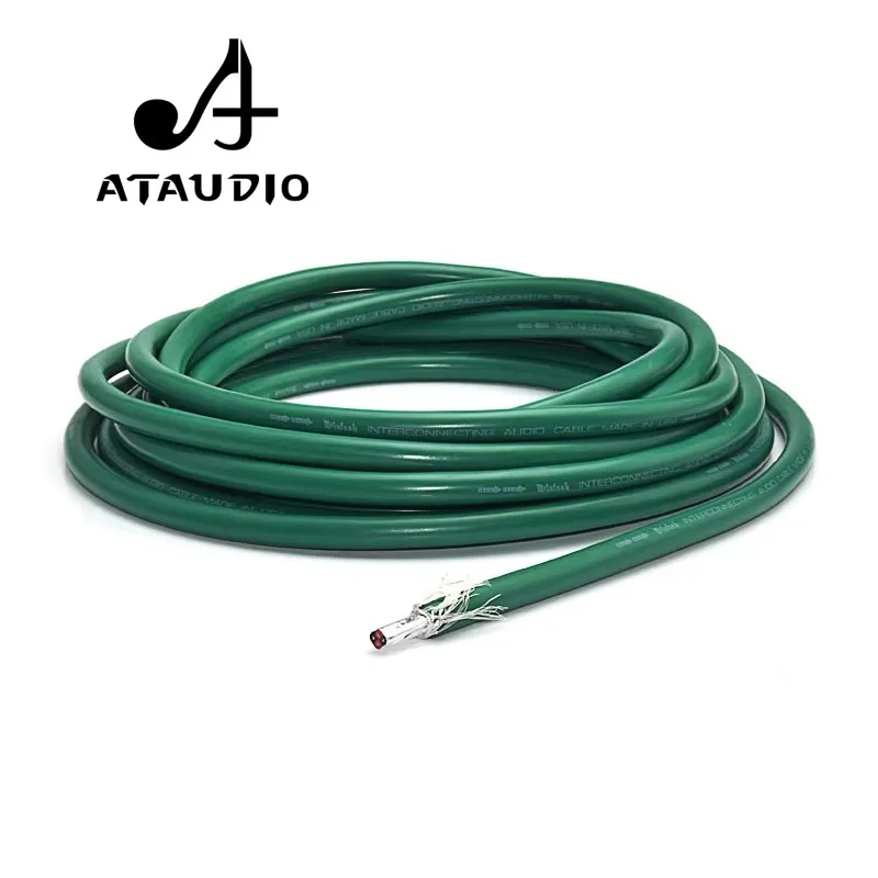 ATAUDIO 2328 Cavo sfuso audio RCA HiFi placcato argento e rame Cavo sfuso ad alte prestazioni per fai da te
