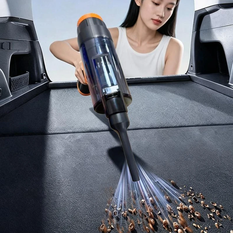 Wireless Car Vacuum Cleaner, Large Suction, Handheld Small Blowing and Suction All-in-one Machine in The Household Car