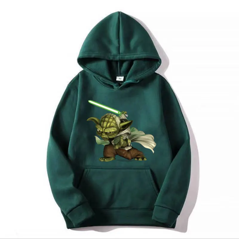 

The Mandalorian Master Yoda Men Hoodie Spring Autumn 2024 Casual Women Sweatshirt Fashion Couple Oversized Clothes Pullover Tops