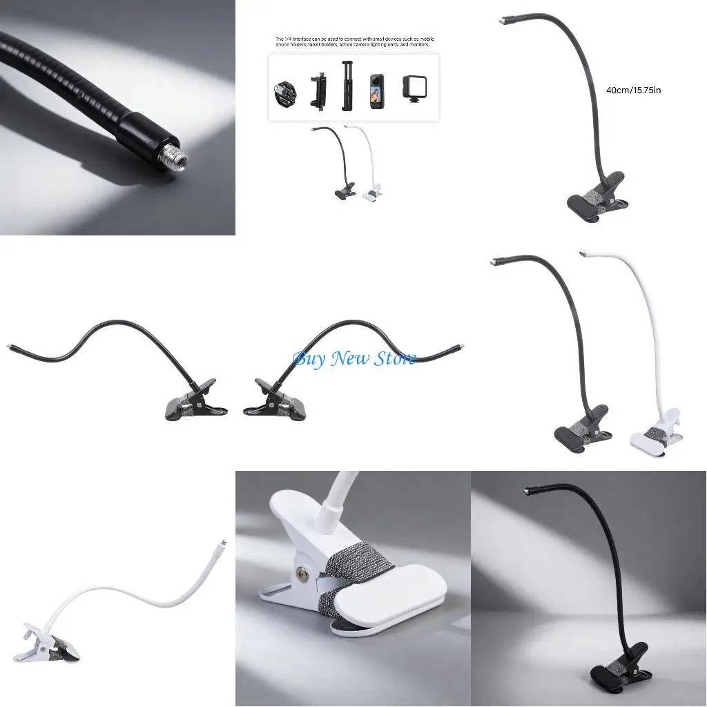 

20CE Phone Camera Metal Clamp Mount 1/4 Thread For Studio Lights Camera Stabilizers