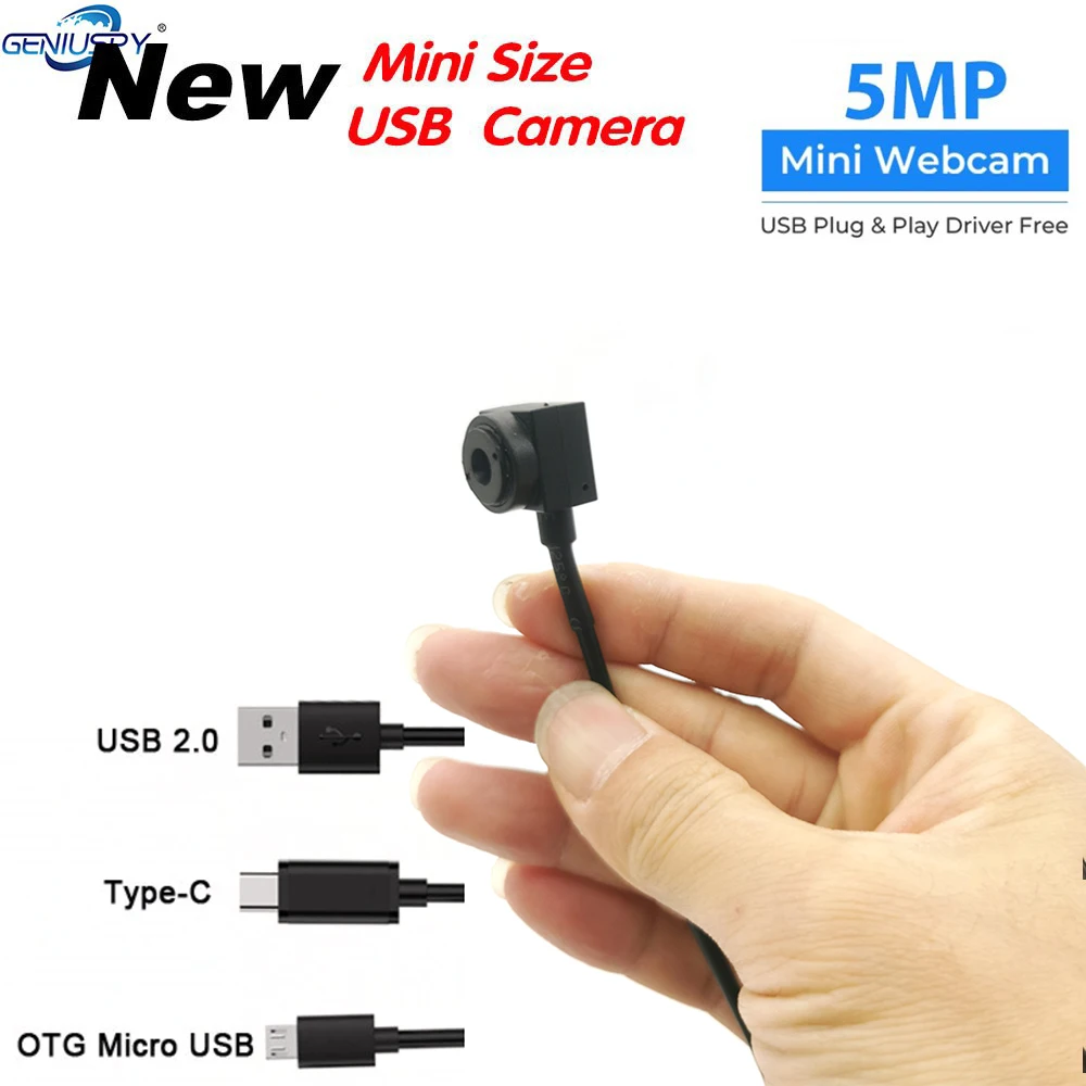 15*15MM Mini Size 5MP HD ATM USB Camera Module Endoscope Audio 30FPS 1080P for Military Police Medical and Industrial Machine