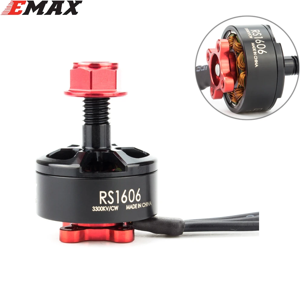 1 / 4 sztuk EMAX Lite Spec RS1606 3300KV silnik 3-4S dla RC FPV Quadcopter