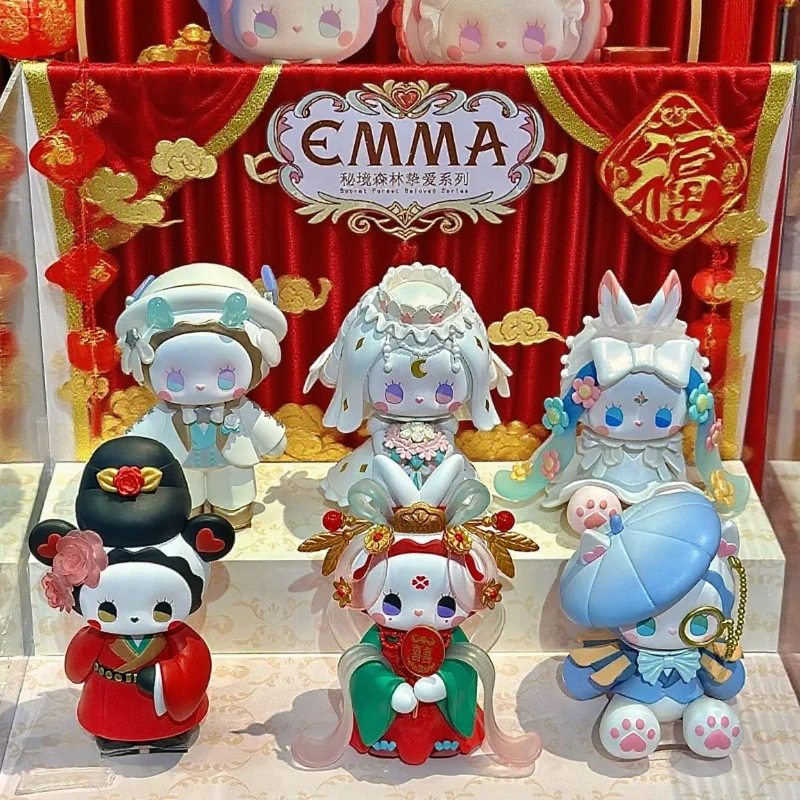 إيما سيكريت فورست الحبيب سلسلة صندوق أعمى لعبة لطيف تمثال صندوق غامض الزفاف Kawaii نموذج مفاجأة تحصيل هدية عيد