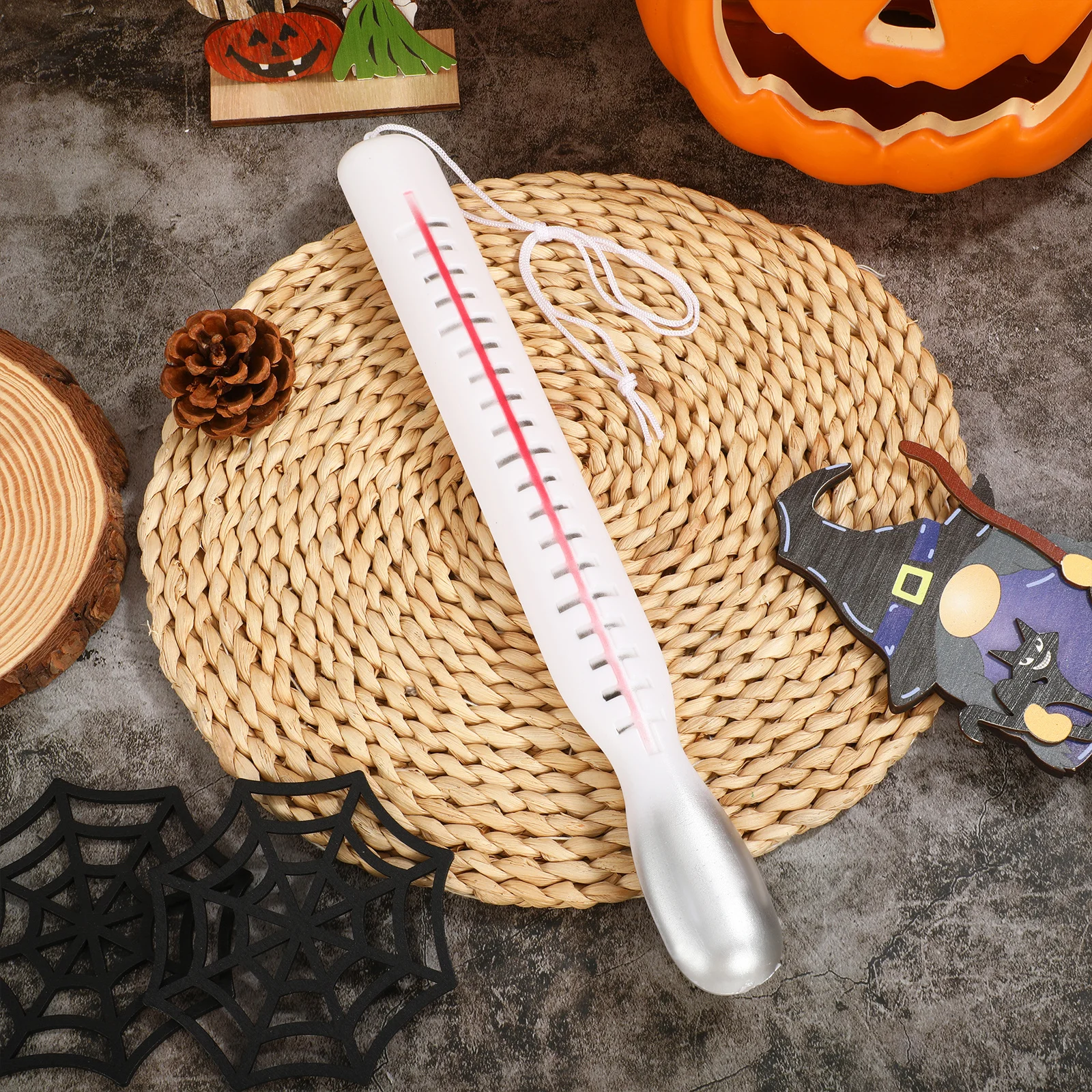 

Fake Jumbo Plastic Thermometer Simulation for Halloween Cosplay Party Masquerade Stage Performance Costume Accessory